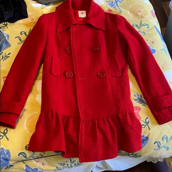 Tulle Jackets & Coats Tulle Ruby Red Jacket Tweed Poshmark